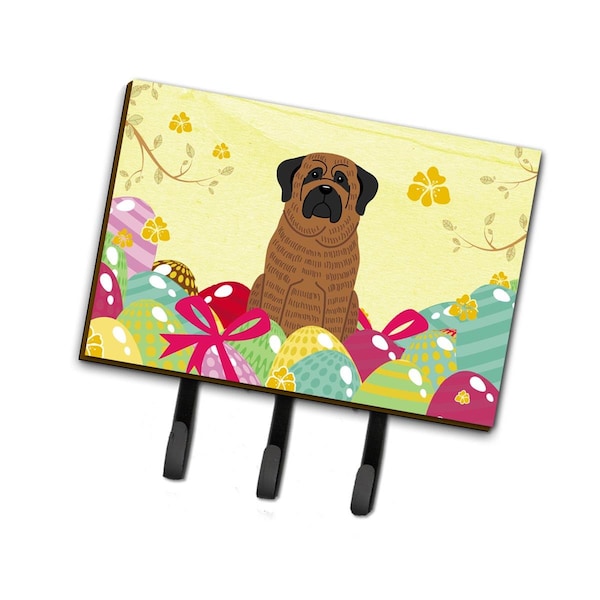 Carolines Treasures Easter Eggs Mastiff Brindle Leash or Key Holder BB6015TH68 - main